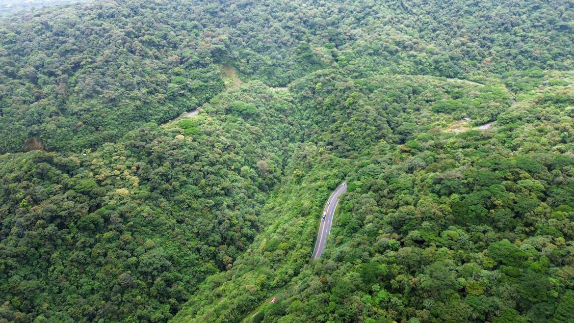 Braulio Carrillo Costa Rica Rijden van San José naar de Caribische kust