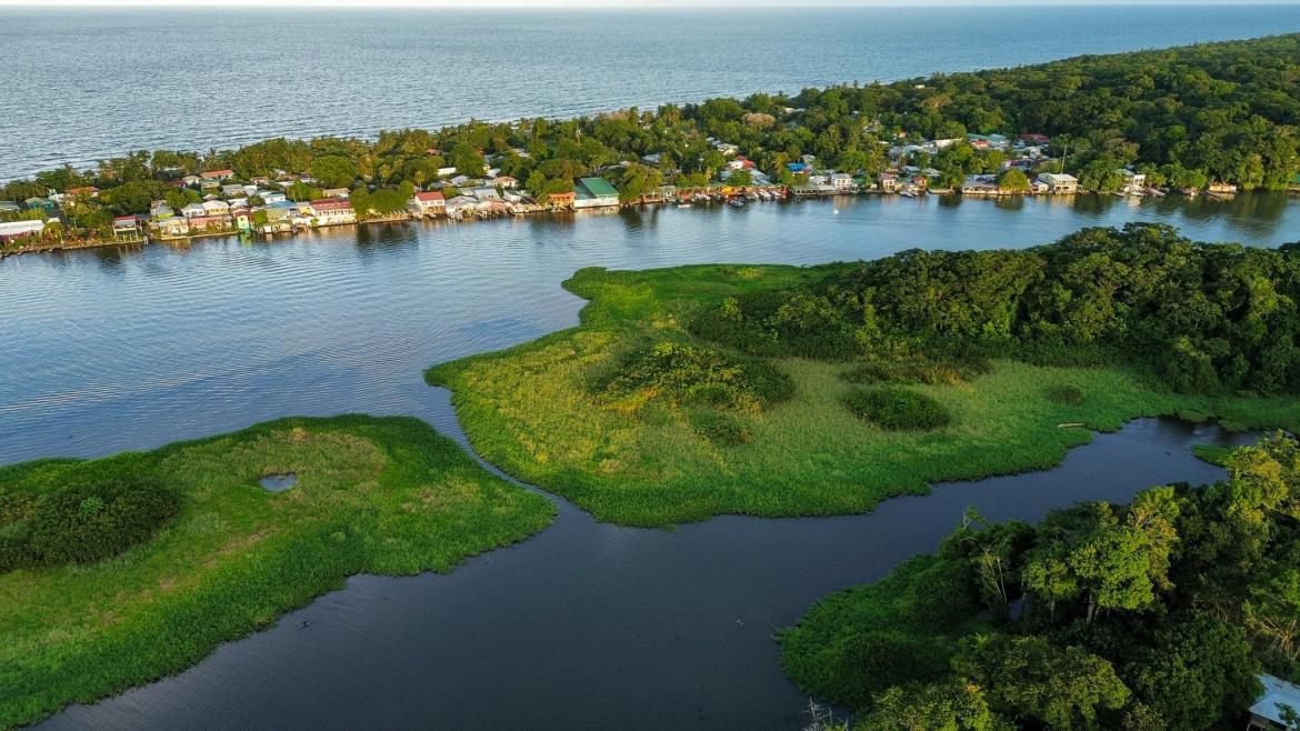 Tortuguero Costa Rica drone